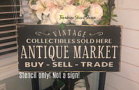 Vintage Antique Market - 24"x10"