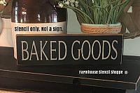 Baked Goods - 12"x3.5"