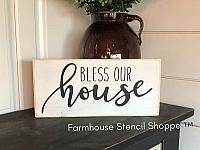Bless Our House 12"x5.5"