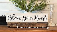 Bless Your Heart 24"x 5"