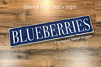 Blueberries - 24"x5"