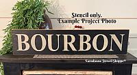 Bourbon Stencil - 24"x5"