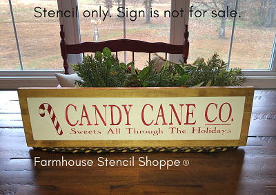 Candy Cane Co. 24"x5"