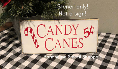 Candy Canes 5Â¢ - 12"x5.5"