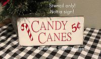 Candy Canes 5Â¢ - 12"x5.5"