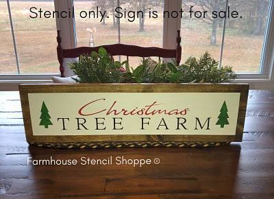 Christmas Tree Farm - 24"x5"