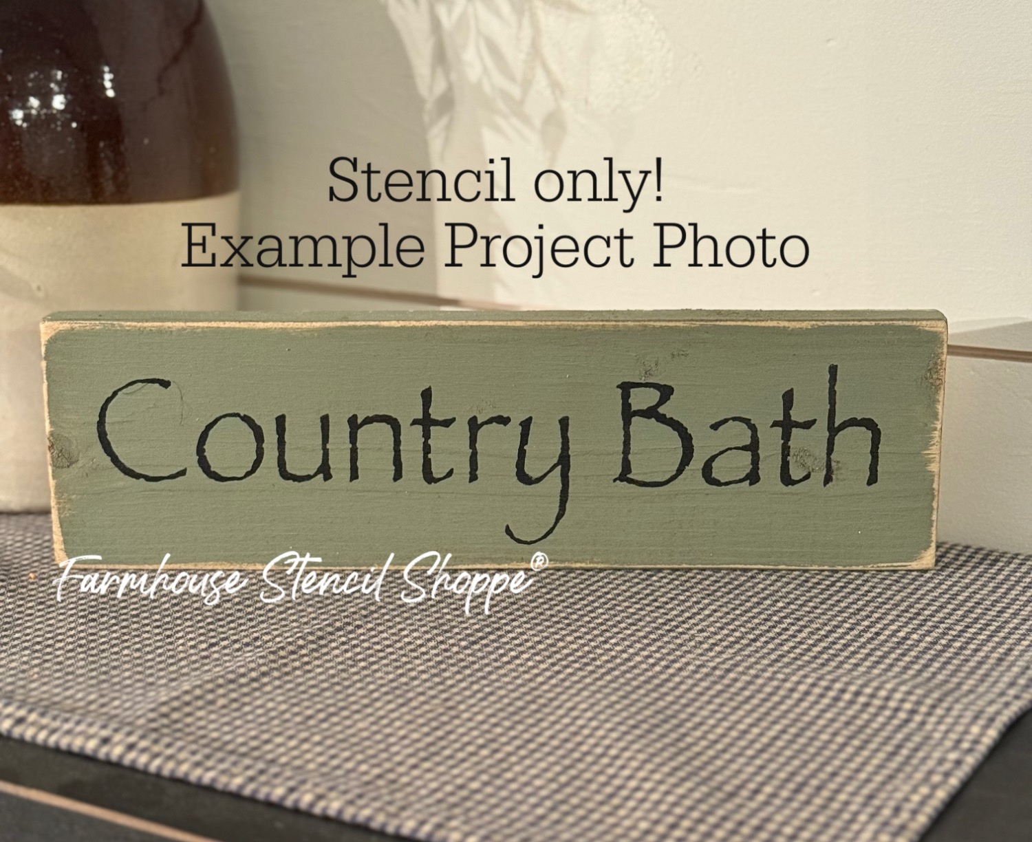 Country Bath - 12"x3.5"