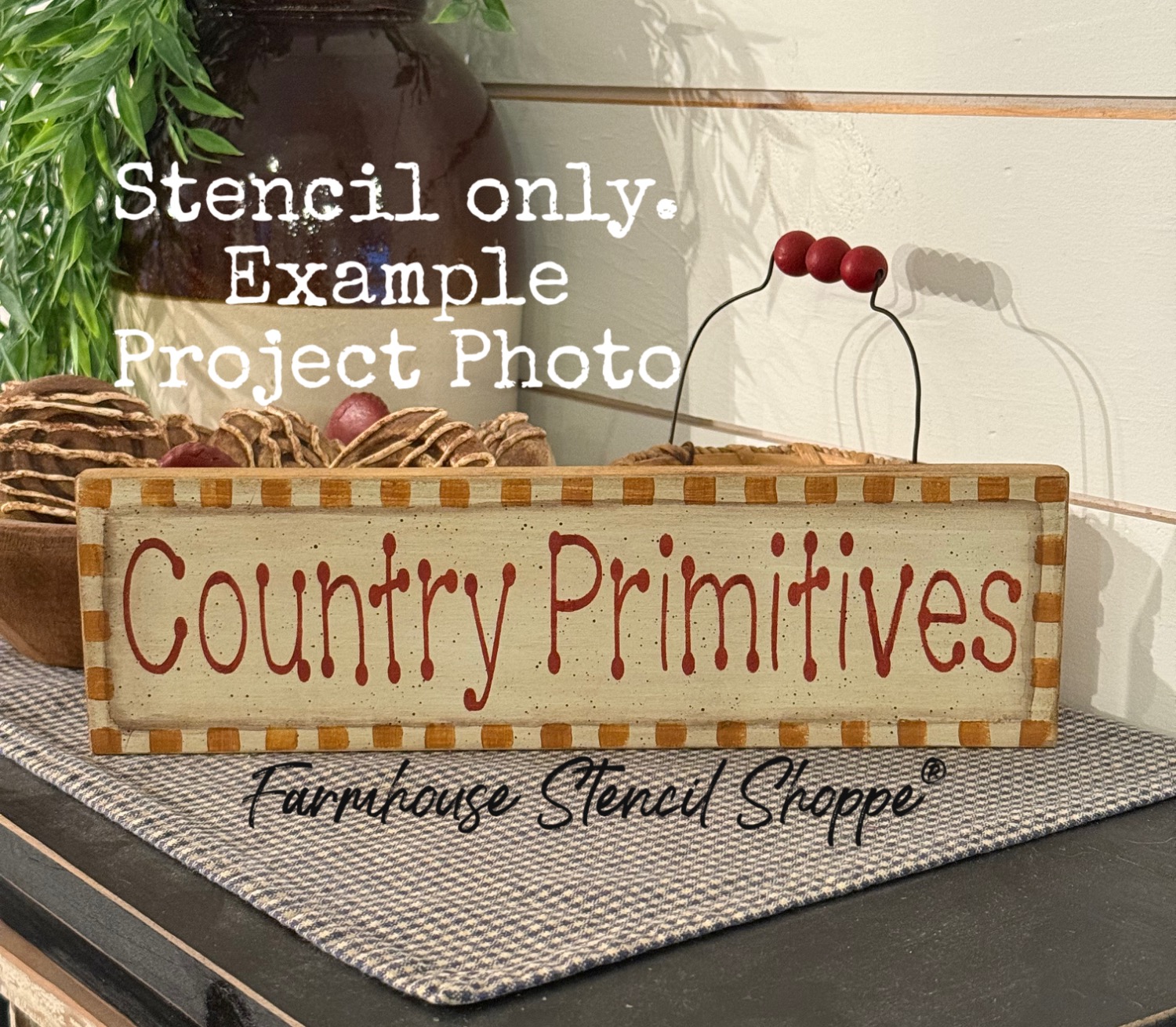 Country Primitives - 12"x3.5"