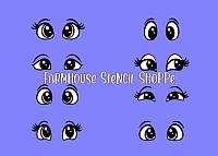 Eye Set 3 - Overlay Stencil Set