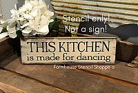 This kitchen is made for dancing - 12"x3.5"