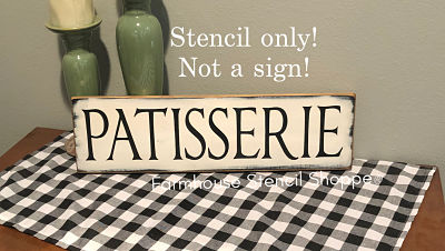 Patisserie -20"x5.5"