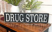 Drug Store - 24"x5.5"