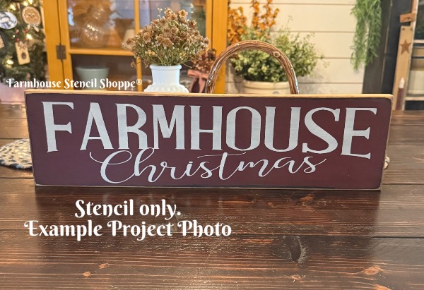 Farmhouse Christmas 20"x5.5"