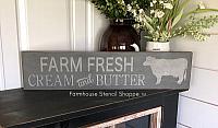 Farm Fresh Cream and Butter 24"x5.5"