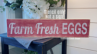 Farm Fresh Eggs - 24"x5"