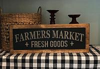 Farmers Market Fresh Goods 20"x5.5"
