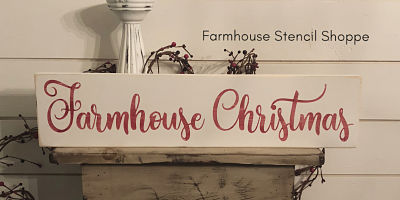 Farmhouse Christmas 24"x5.5"