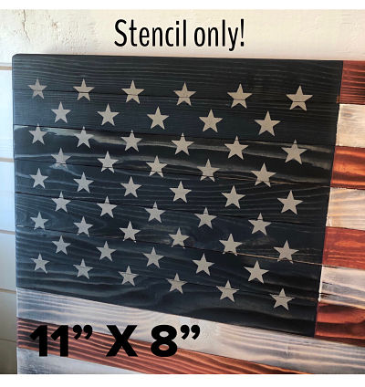 50 Stars for US FLAG - 11"x8"