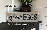 Fresh Eggs, 16"x5"