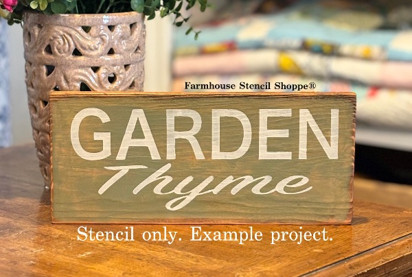 Garden Thyme - 12"x5"