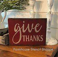 Give Thanks 10"x8"