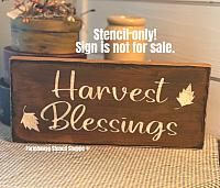 Harvest Blessings - 12"x5"