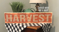 Harvest Stencil - 24"x5"