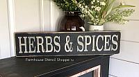 Herbs & Spices 24"x5"