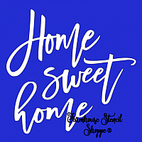 Home Sweet Home 8"x8"