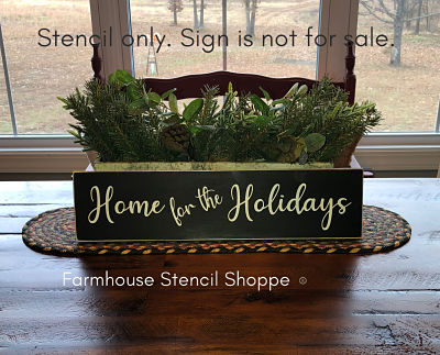 Home for the Holidays - 20"x3.5"