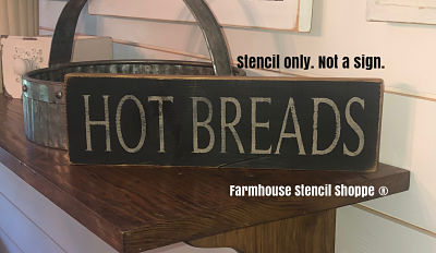 Hot Breads  - 12"x3.5"