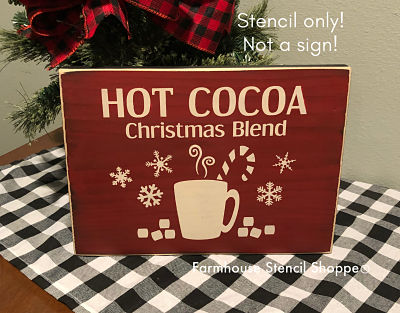 Hot Cocoa Christmas Blend - 10"x8"