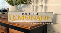 Ice Cold Lemonade 24"x5.5"