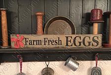 Farm Fresh Eggs 20" x 3.5"