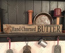 Hand Churned Butter 20" x 3.5"
