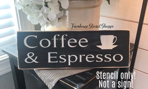 Coffee & Espresso - 16"x5"