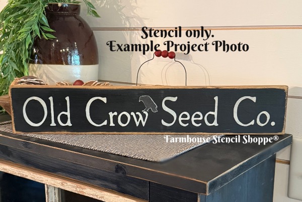 Old Crow Seed Co. 20"x3.5"