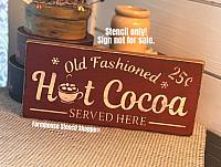 Old Fashioned Hot Cocoa - 12"x5"