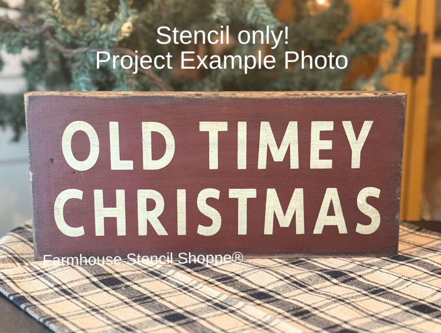 Old Timey Christmas - 12"x5"