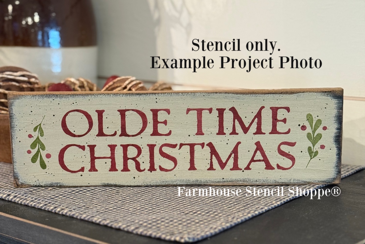 Olde Time Christmas - 12"x3.5"