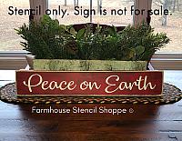 Peace on Earth 20"x3.5"