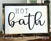 Hot Bath 8"x5"
