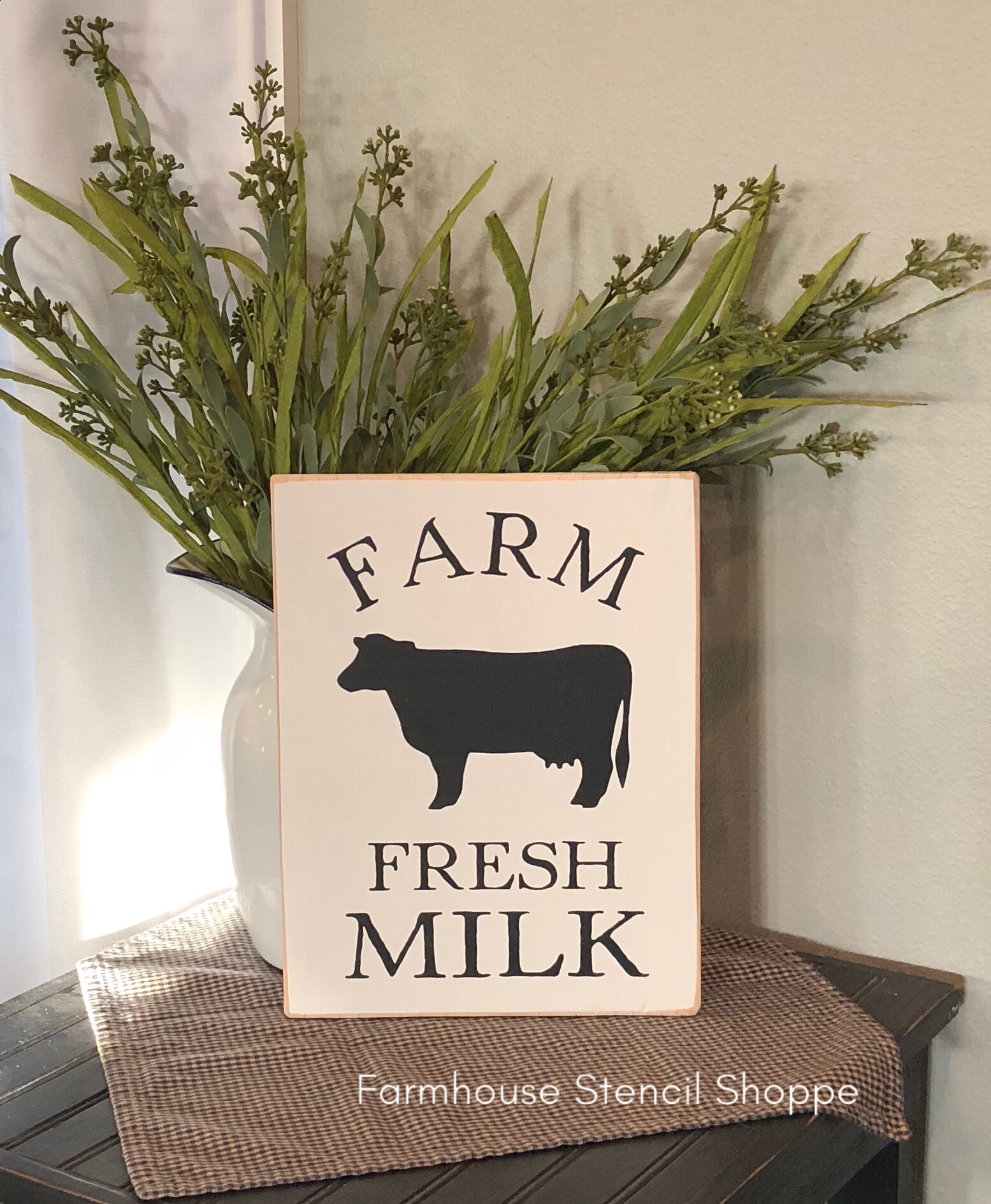 Farm Fresh Milk 8"x12"