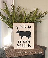 Farm Fresh Milk 8"x12"