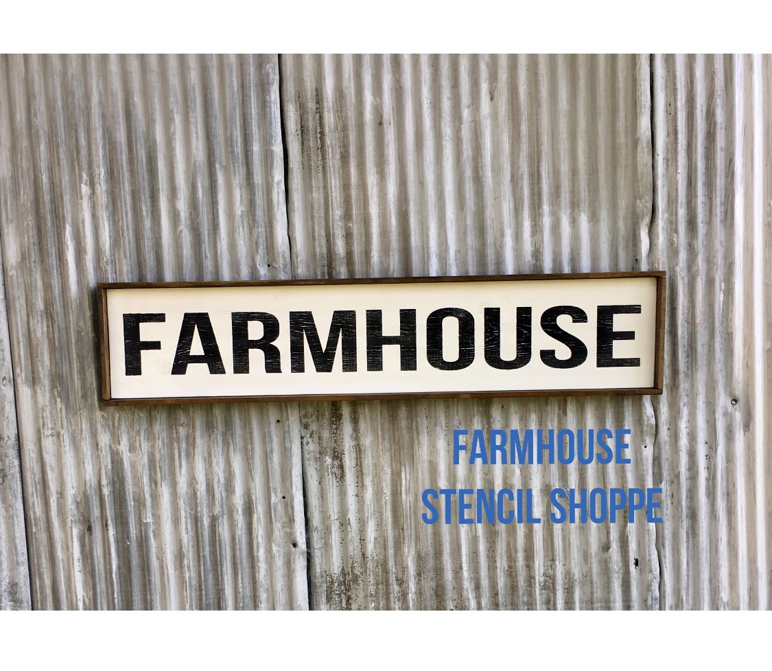 FARMHOUSE 36" - 2pc stencil