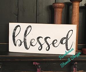 Blessed - 12"x5.5"