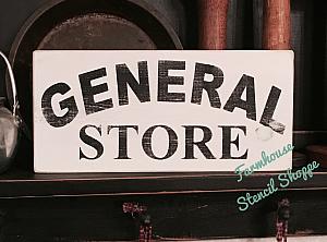General Store 12" x 5.5"