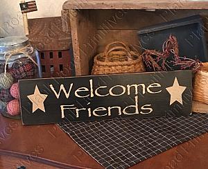 Welcome Friends 20" x 5.5"