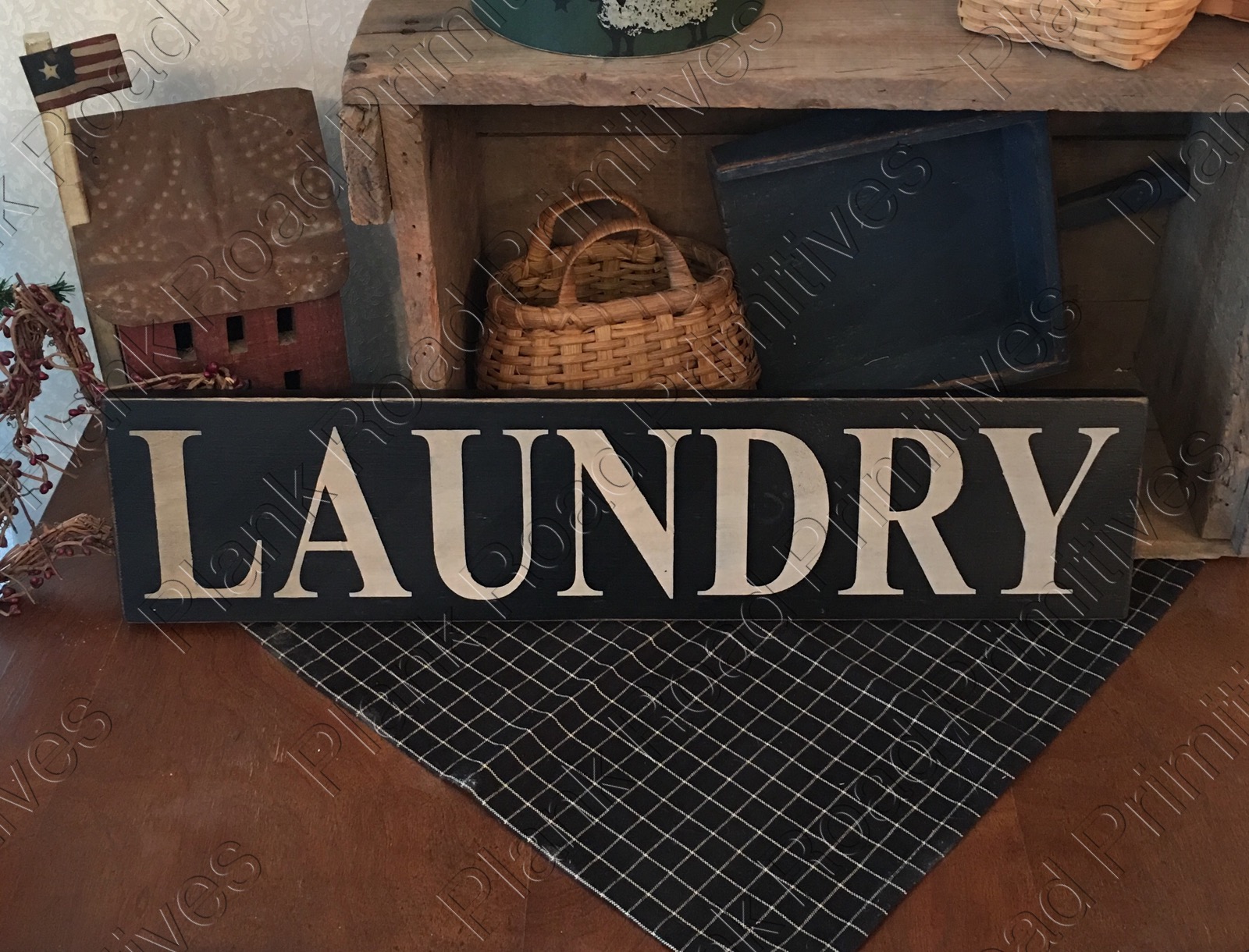 LAUNDRY Stencil - 24"x5.5"