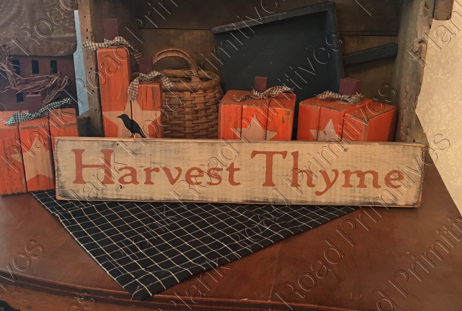 Harvest Thyme Stencil - 20"x3.5"